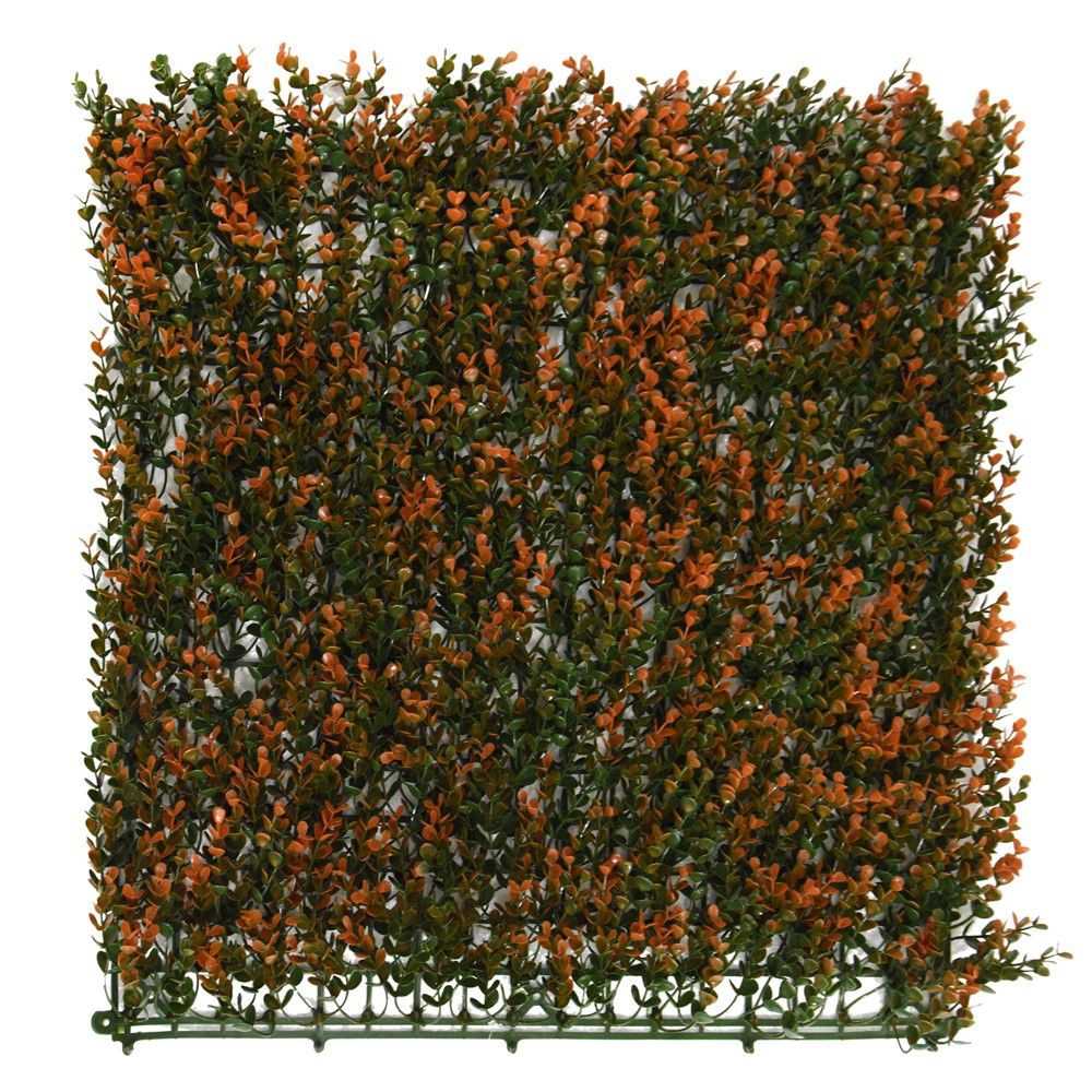 Giardino Verde Buxus 50x50cm 550gr Gardh Me Gjethe Artificiale 50x50 M² 324 Gjethe M² Ngjyra Portokalli