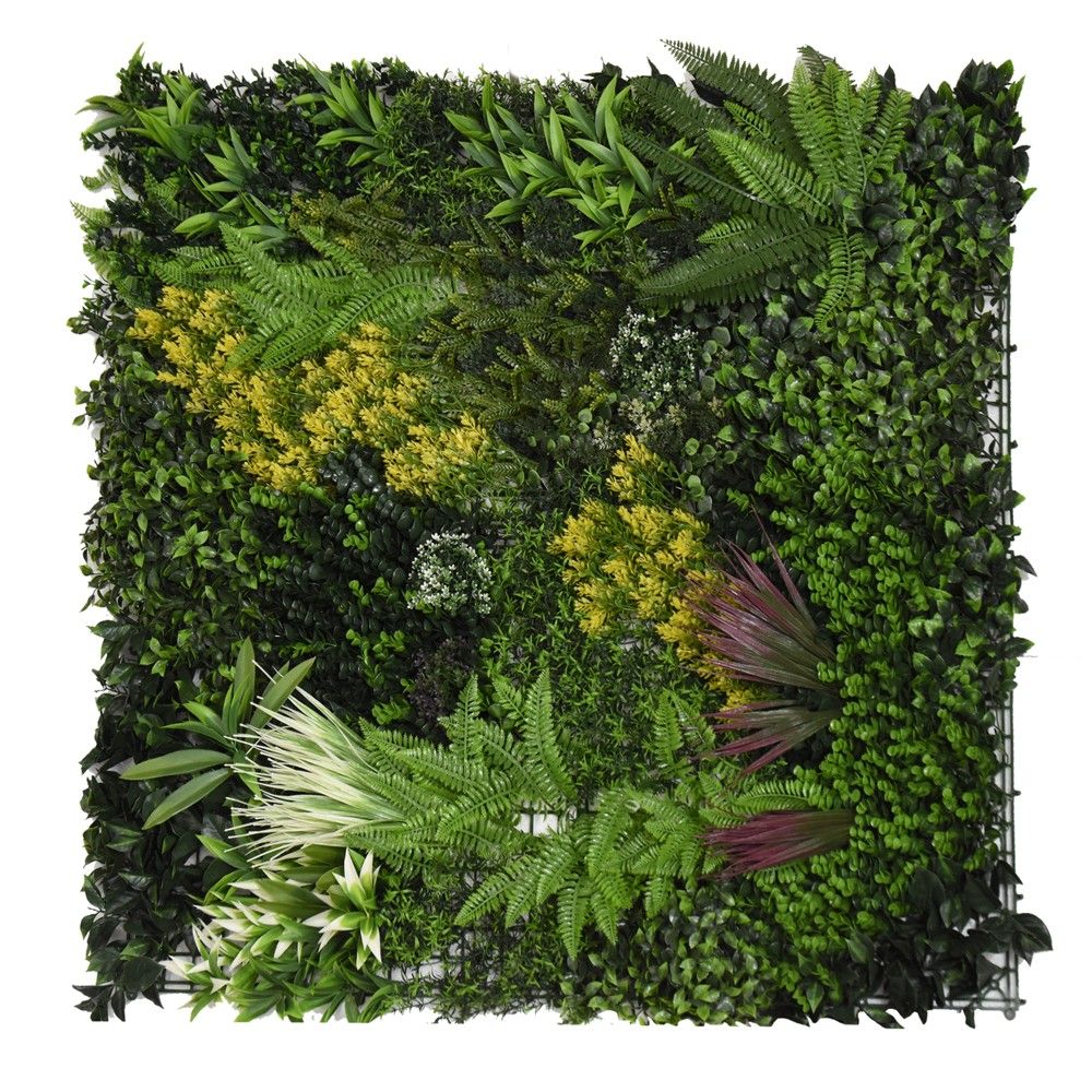 Giardino Verde Roma Colorful Jungle 100x100cm 3100gr Gardh Me Gjethe Artificiale 100x100 M² 1071 Gjethe M² Ngjyra Jeshile Me Nuanca