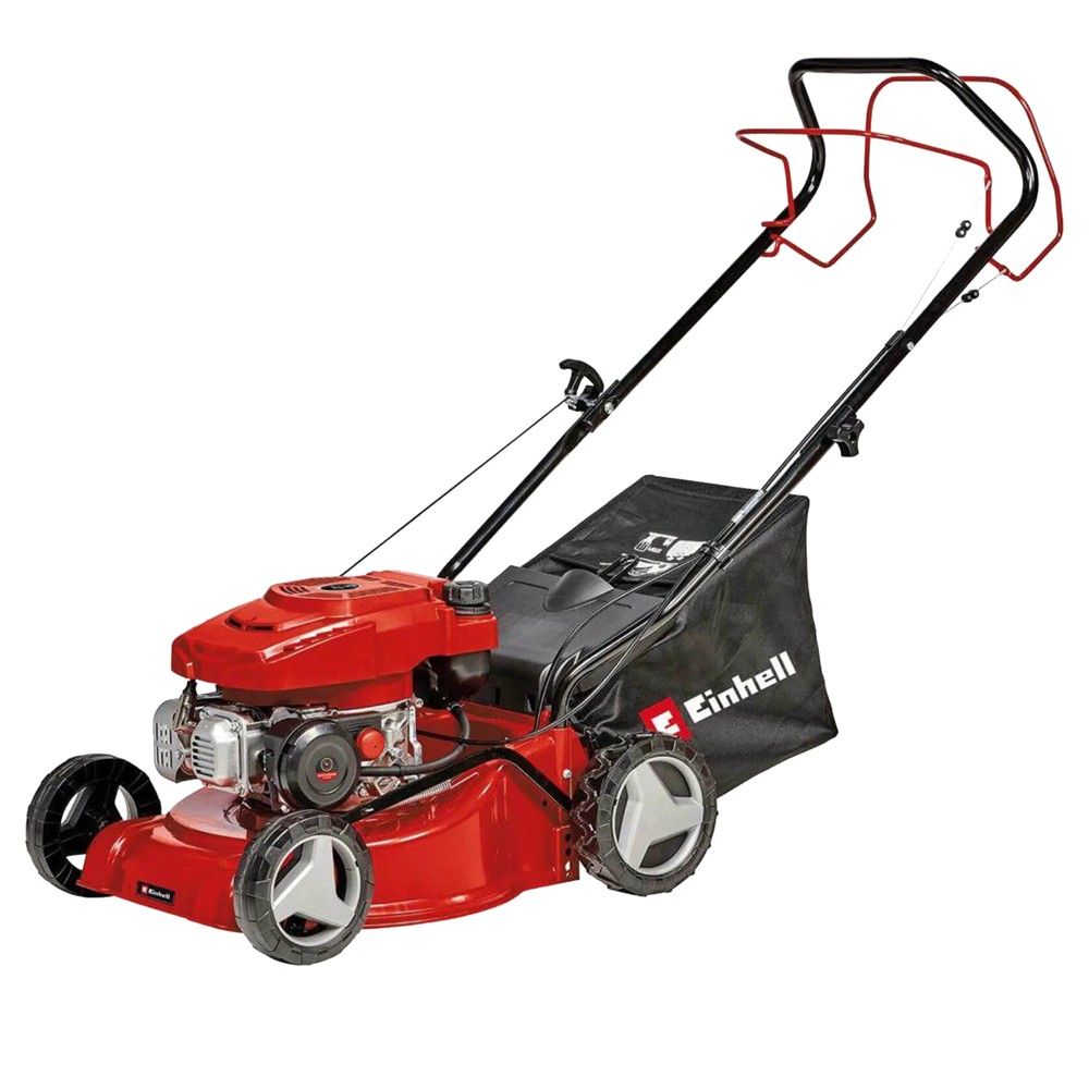 Einhell GC-PM 40/2 S 132cm 40cm 75mm 45L Korrëse Bari Me Benzinë 4 Kohësh 132 Cm³ 25-75 M² Me Rrota Aktive