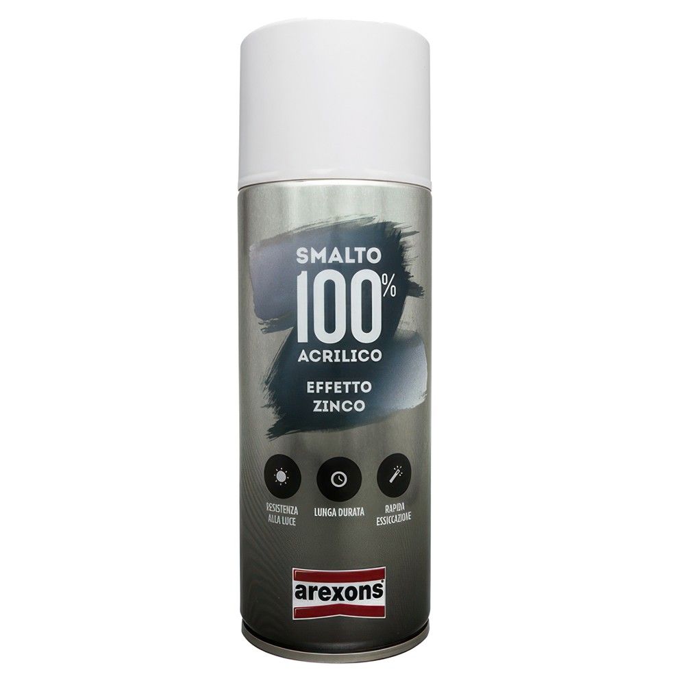 Arexons Smalto 100% Acrilico Effetto Zinco 400ml Boje -3674