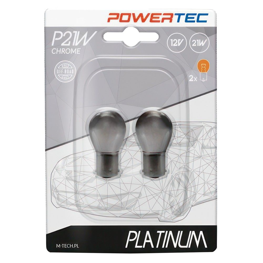 Powertec Platinum P21W 12V Llampa Chrome Mt-Ptzch19-B2
