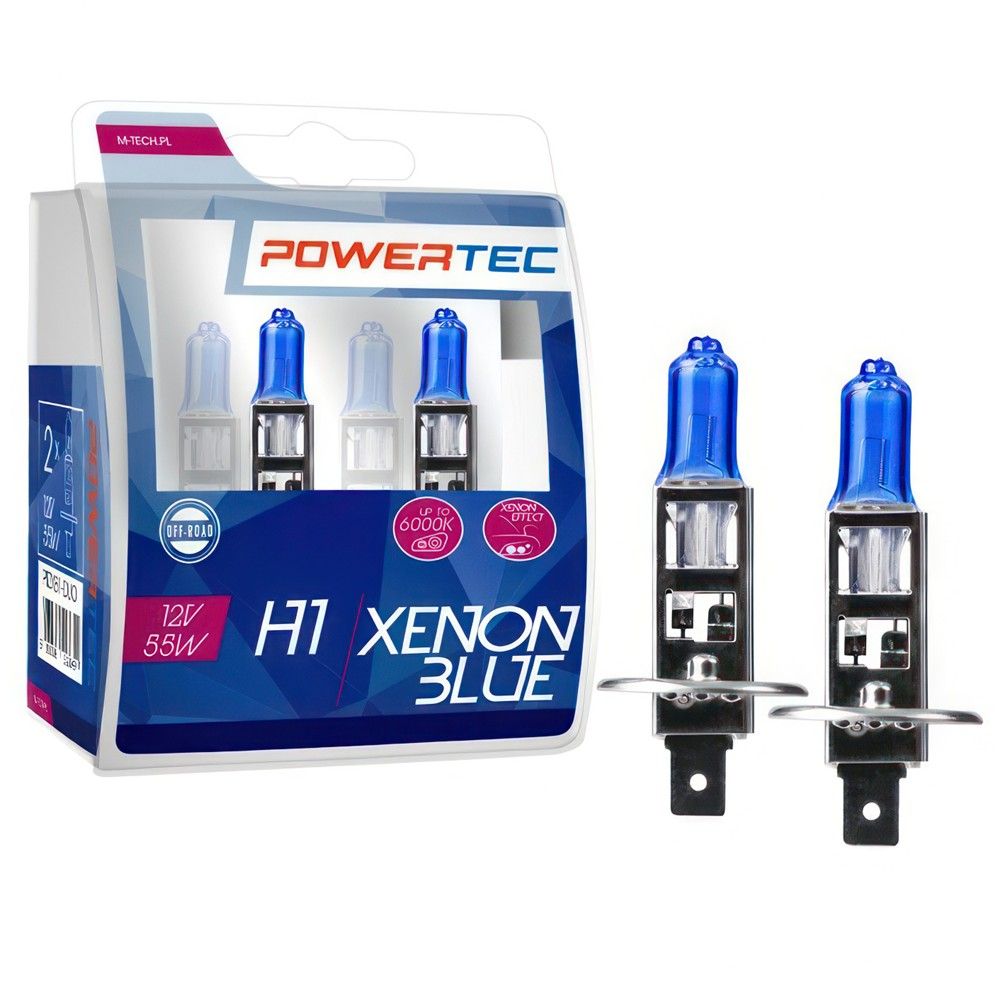 Powertec Xenon Blue Mt-Ptzxb1-S2 12V Llampa H1 Duo