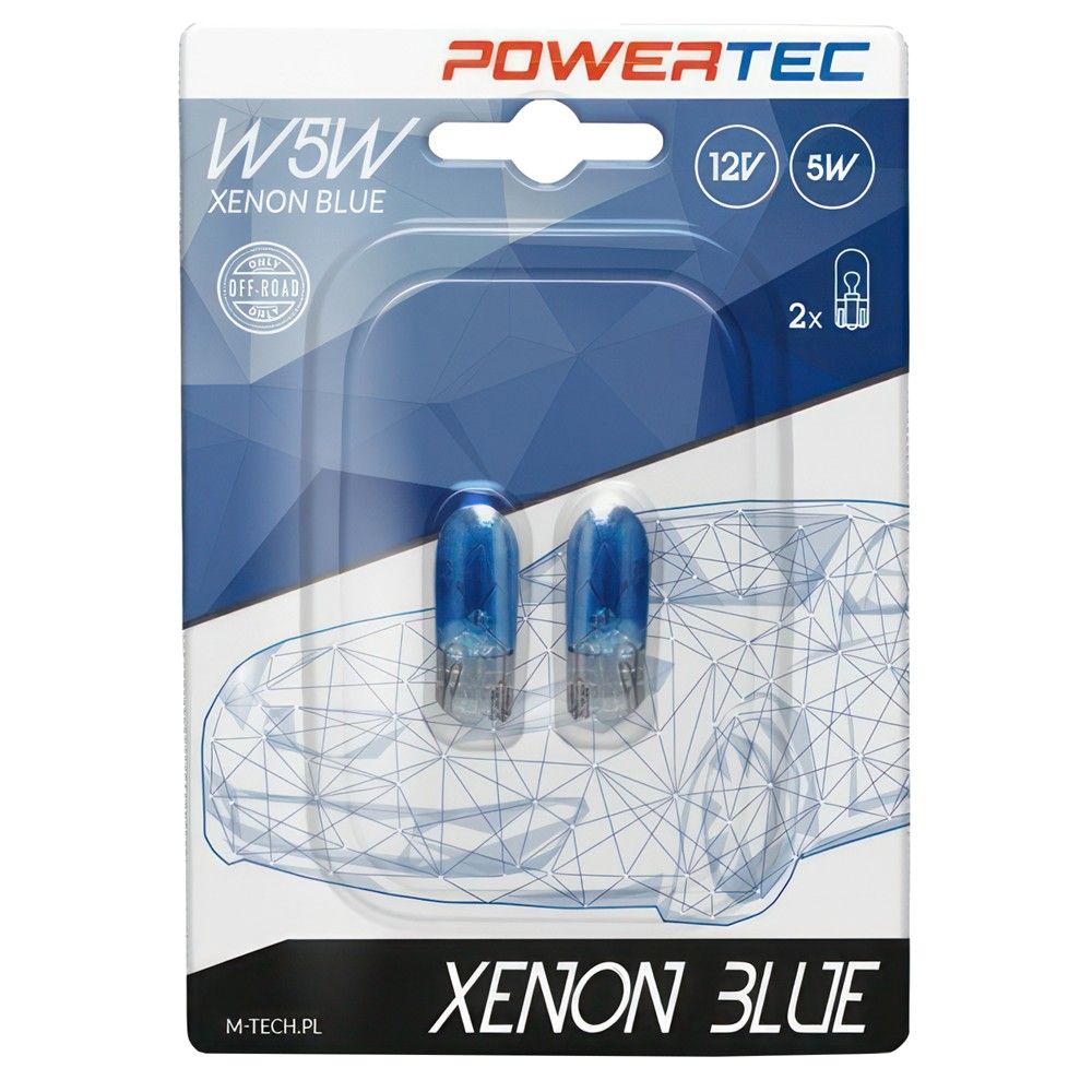 Powertec Xenon Blue W5W Mt-Ptzxb12-B2 12V Llampa