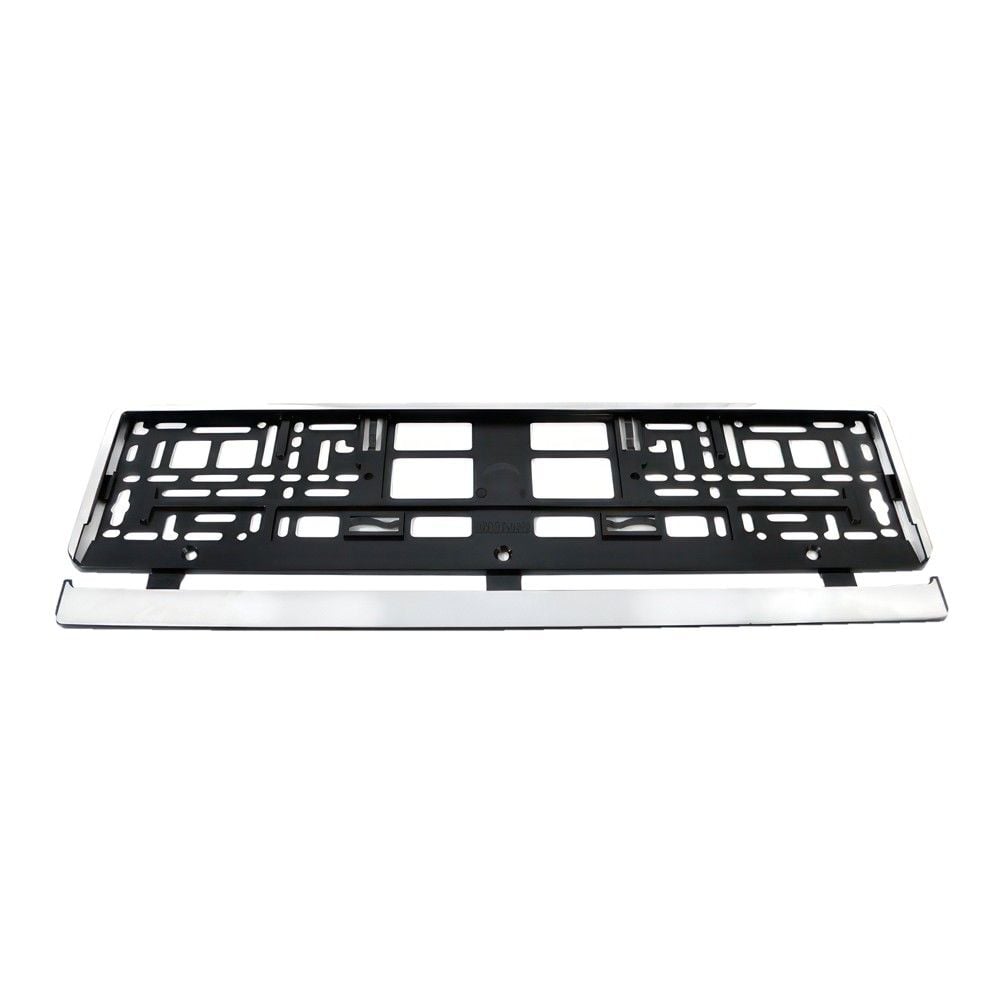 Amio Am-01164 Portatarga Plastike Chrome 1Cp