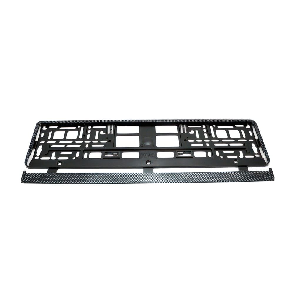Amio Am-01165 Portatarga Plastike Carbon 1Cp