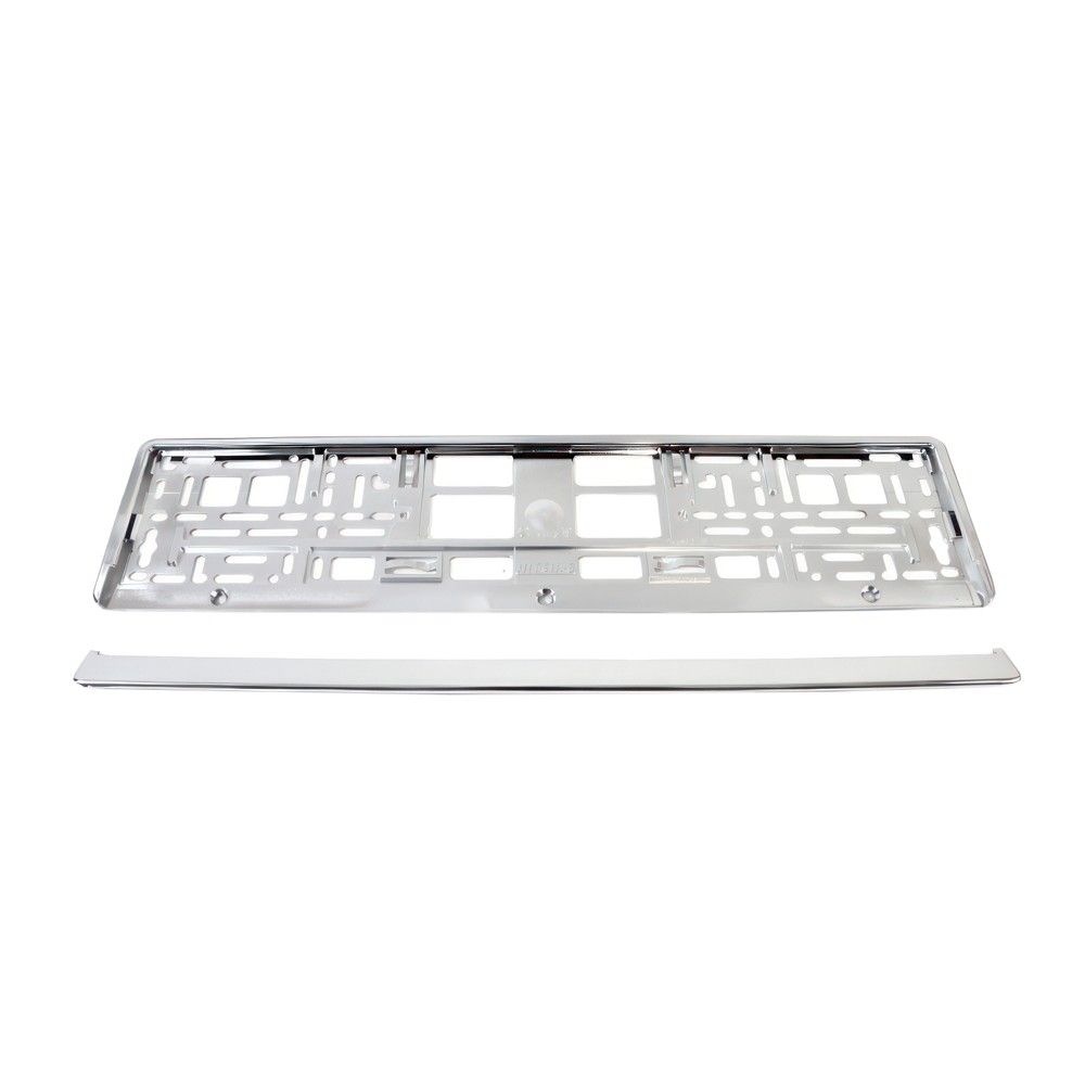 Amio Portatarga Plastike Am-01170 Silver Metallic 1Cp