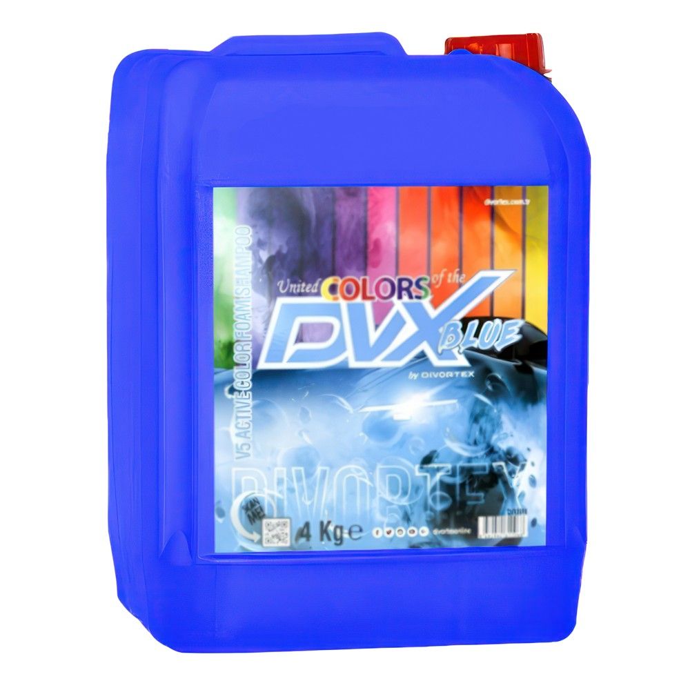 Divortex Dvx-1068 4kg Shampo Pa Kontakt Active Foam V5 Blue Foamy 1