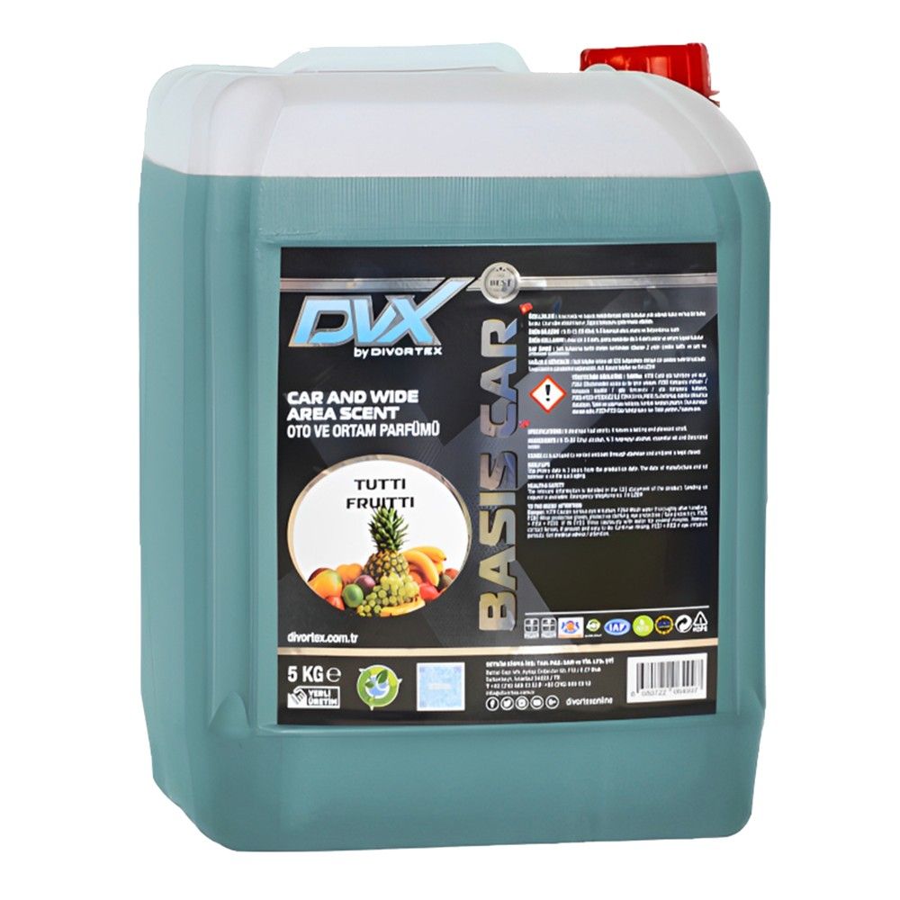 Divortex Dvx-7014 5kg Solucion Aromatizues Auto Ambient Scent Tutti Frutti