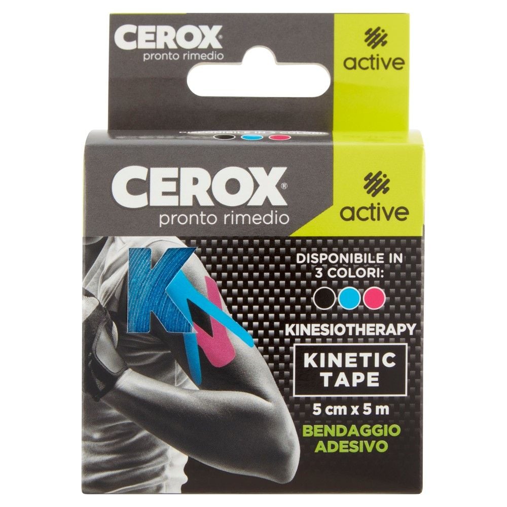 Cerox sports 5cm Fashë Ngjitëse 3 Ngjyra X 5m