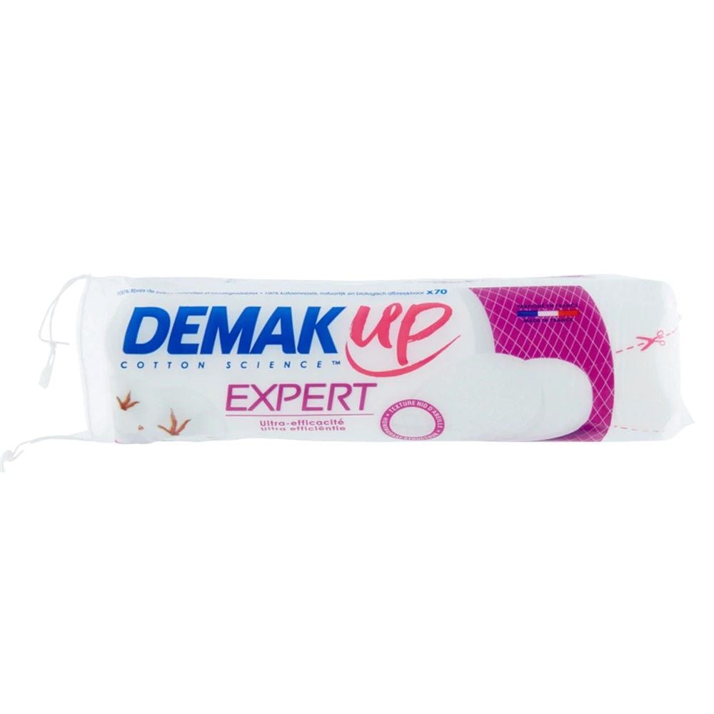 Demak'up pambuk 70 disqe 20x5cm Kozmetik 20x5 E Bardhë