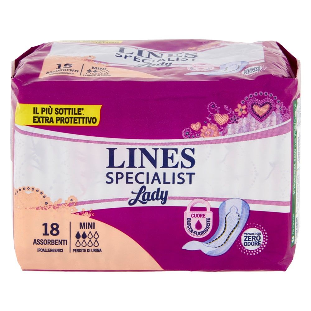 Lines Specialist Mini Pads Lady Hypoallergenic