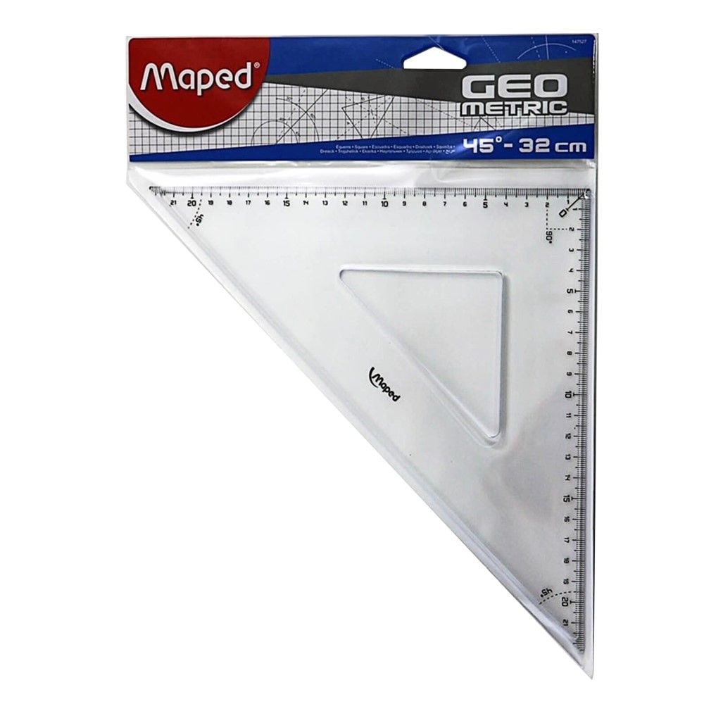 Maped 32 cm 32cm Vizore Trekëndësh E Bardhe 1