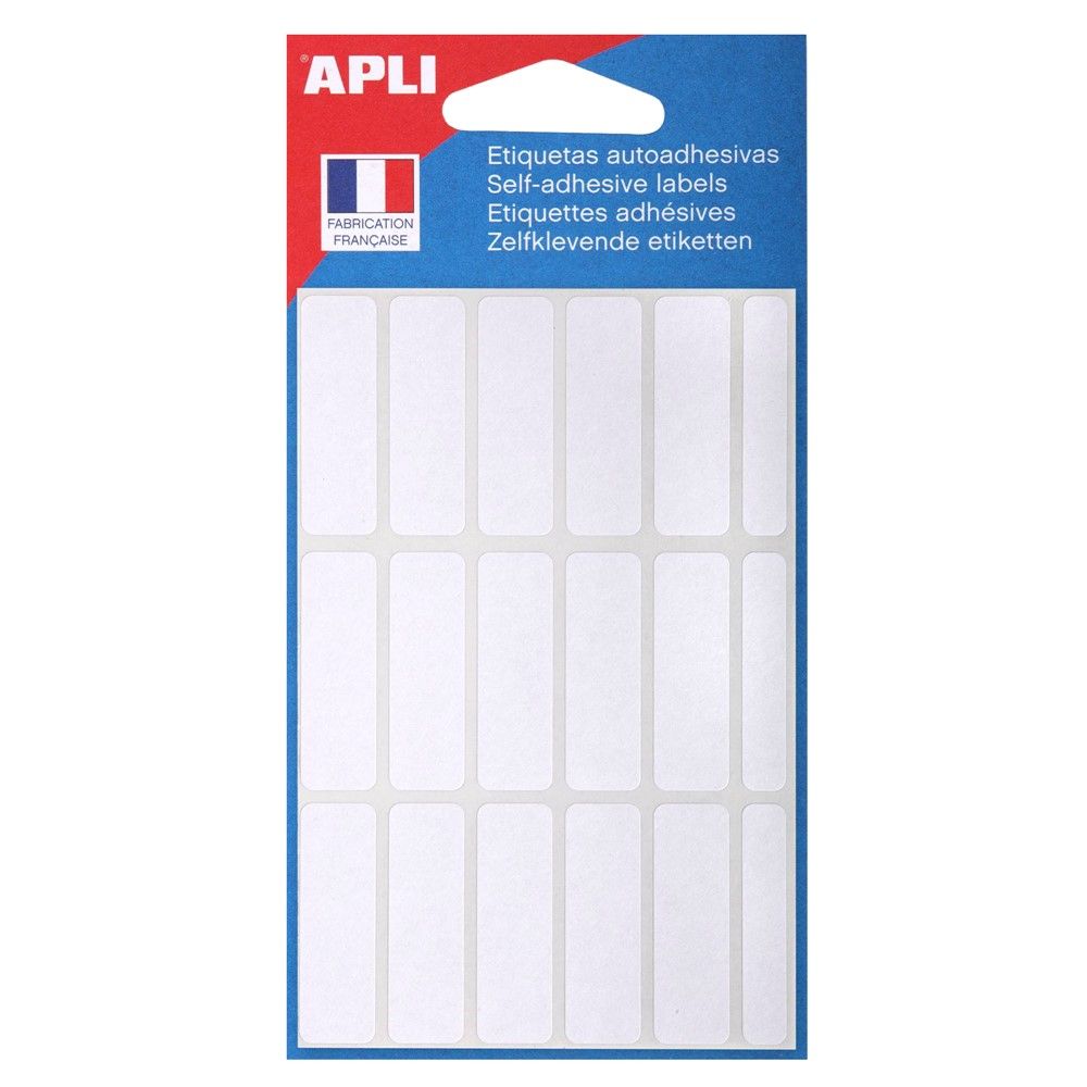 Apli. Te Bardha. X-38 12x38mm 38mm Etiketa Me Ngjitese 12