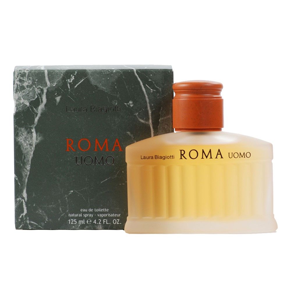 Laura Biagiotti Roma Uomo 125ml Parfum EDT 125 Portokalli Dhe Kafe 1