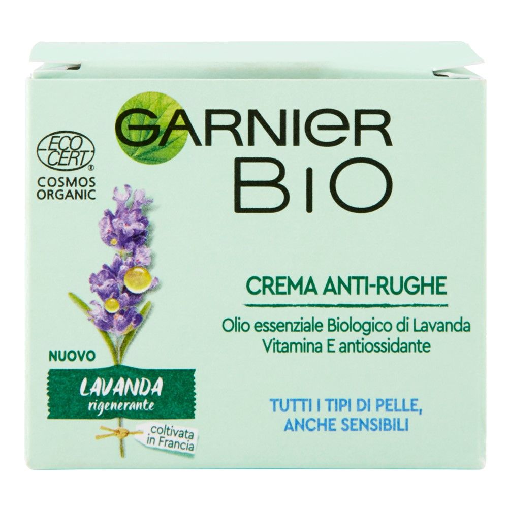 Garnier Bio Lavender 50ml Krem Rigjenerues Kundër Rrudhave Me Vaj Argani Dhe Vitaminë