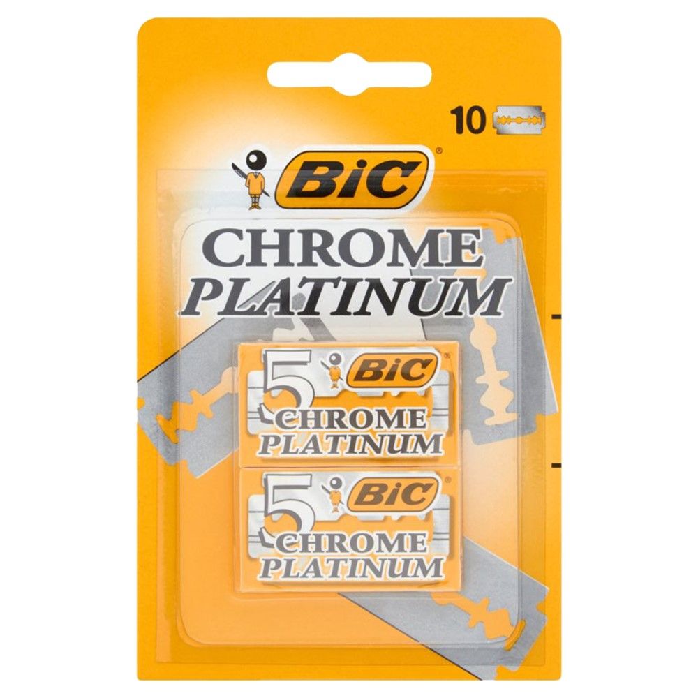 Bic Chrome Platinum Tehe Për Brisk Rroje Inoks 11x10.5x2 Portokalli 10