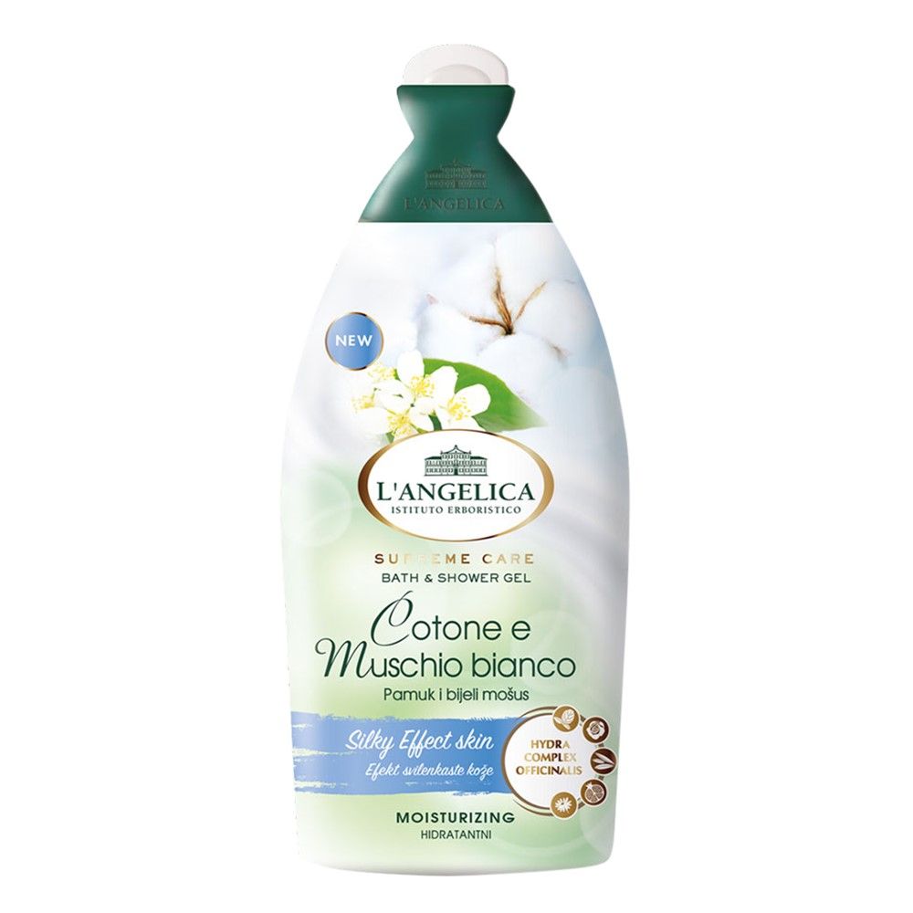 Langelica supreme cotton& muscio bianco 500ml Shampo Trupi 500