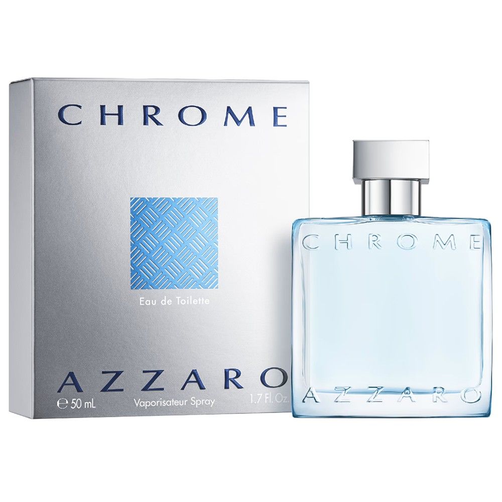 Azzaro Chrome 50ml Parfum Per Meshkuj EDP 50 Dhe Blu 1