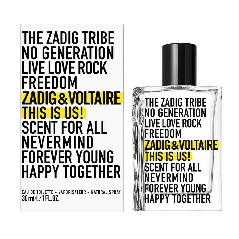 Zadig & Voltaire This Is Us 30ml Parfum Per Meshkuj EDT E Bardhe 30