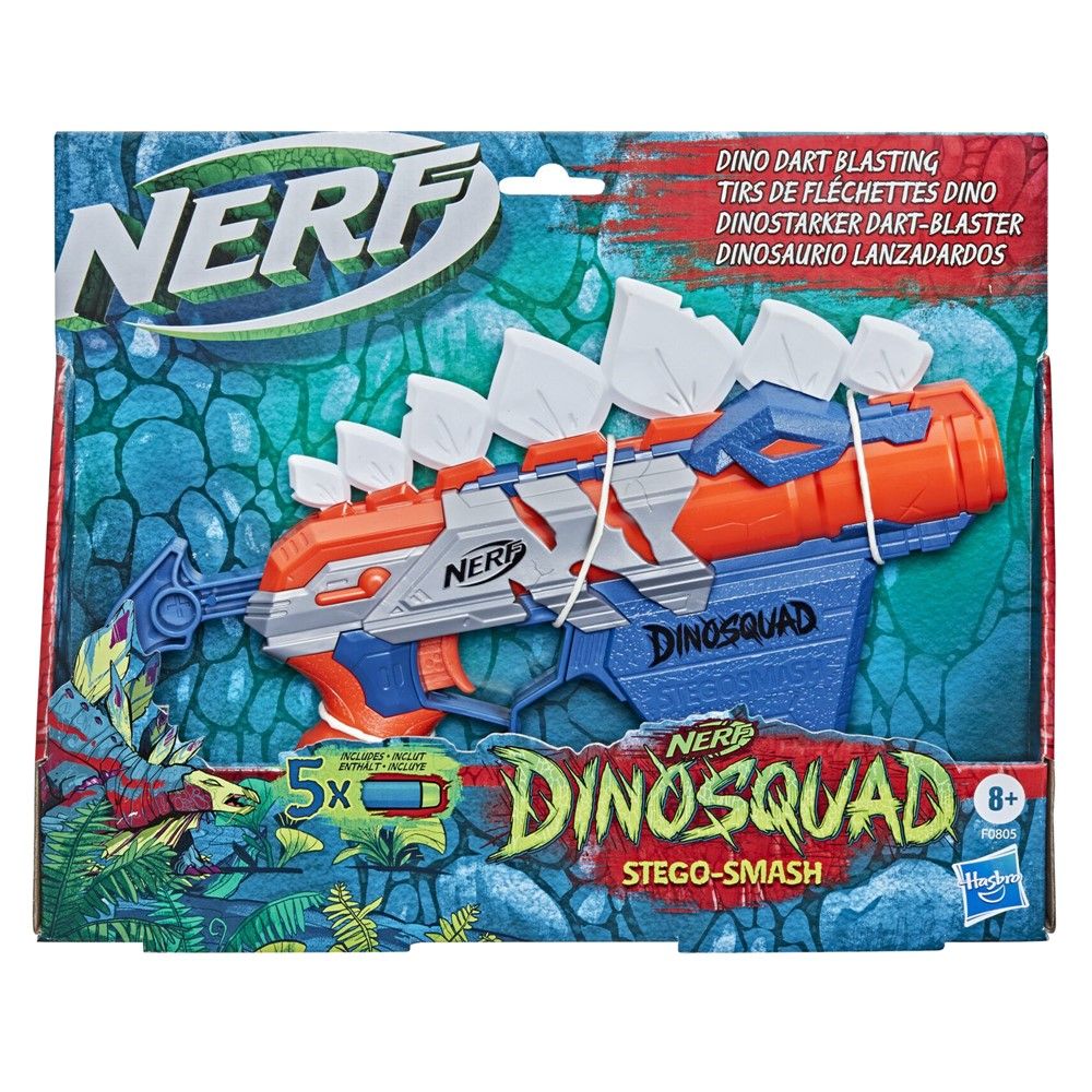 Nerf Dinosquad Stego-smash Lodër Për Fëmijë Mikse 1