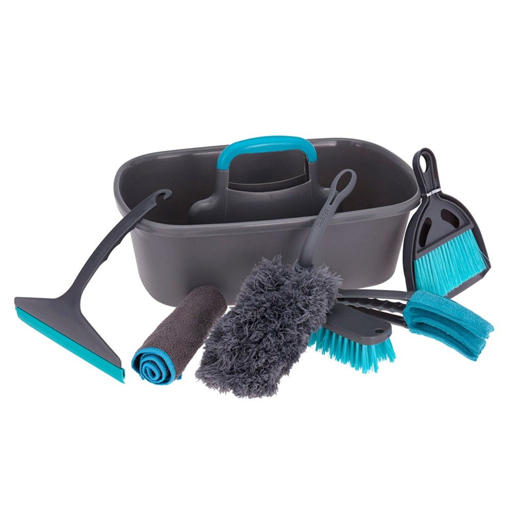 Ultra Clean Set me 7 aksesorë pastrimi Polipropilen 40x26x14 Gri 1