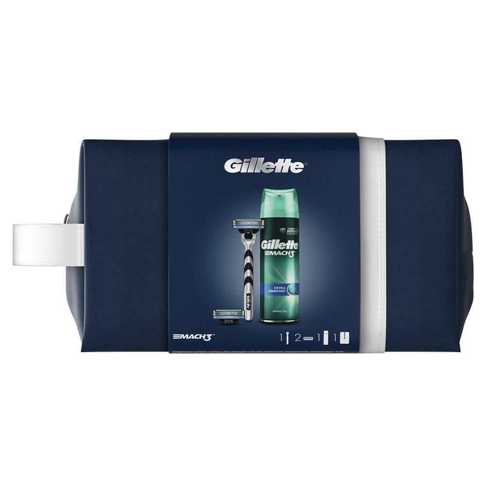 Gillette Mach3 brisk + 1 teh rezervë + Xhel 200 ml 200ml