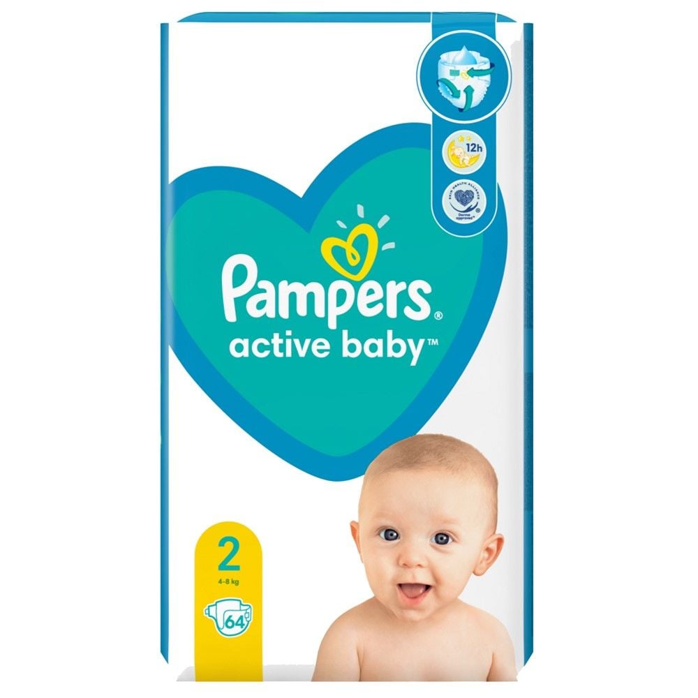 Pampers Active Baby 10kg Panolina Për Bebe Nr 3 6-10