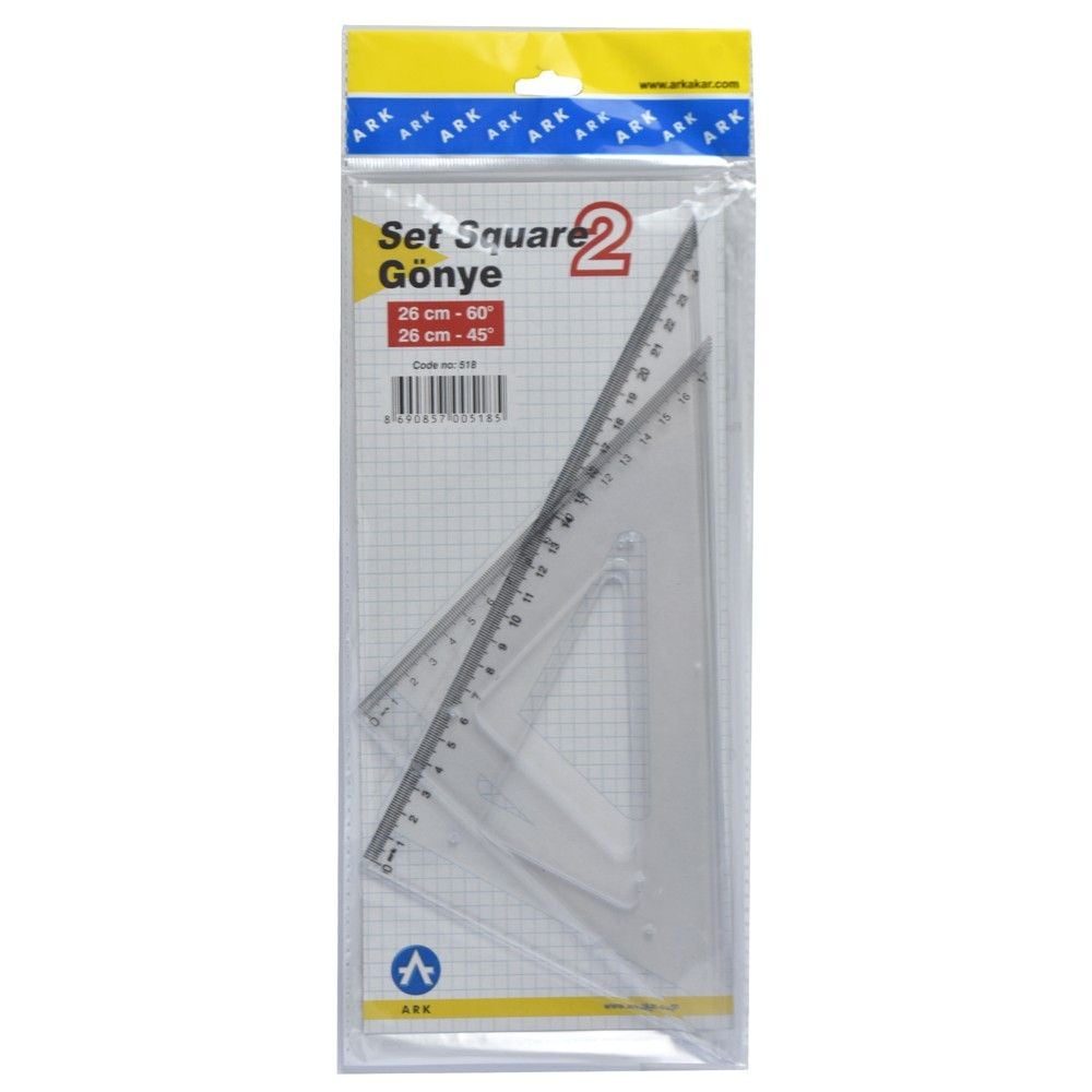 Ark Set vizoresh 32cm Plastikë 32 Transparente 2