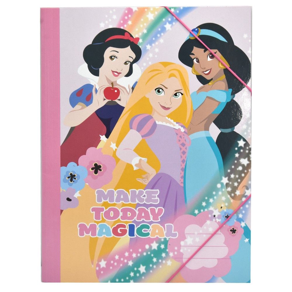 Disney Dosje e thjeshtë me llastik 25x35cm Karton 25x35 Rozë 1