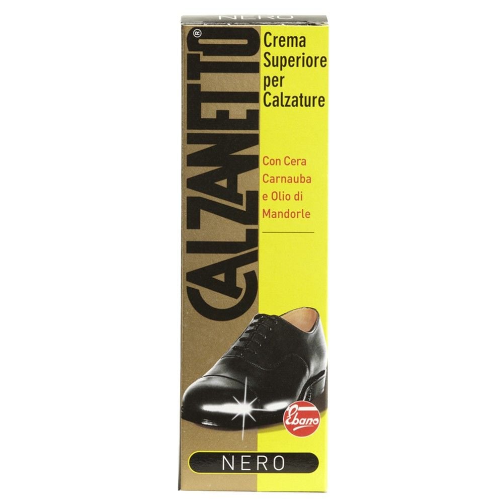Calzanetto Bojë për këpucë krem 40ml Tub 40 E Zezë 1