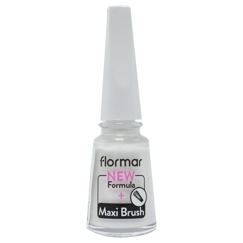 Flormar 400 Bright White 11ml Manikyr Për Thonjtë Dhe Plastikë 11
