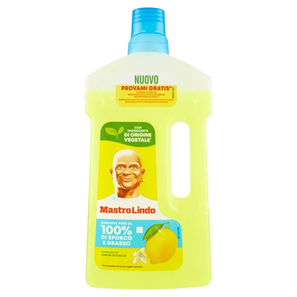 Mastro Lindo Limon 930ml Detergjent Pastrimi Universal Plastike 930