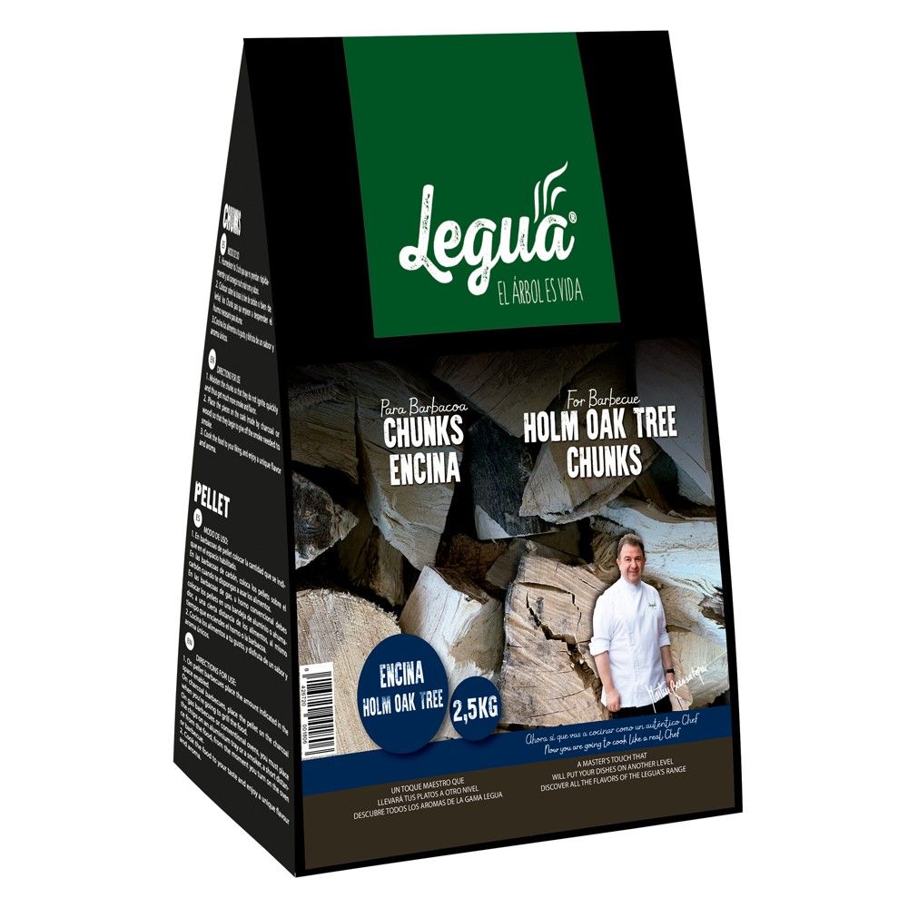 Bbq Holm Oak chunks 2.5kg Tymuese Dhe Aromatizuese 2.5