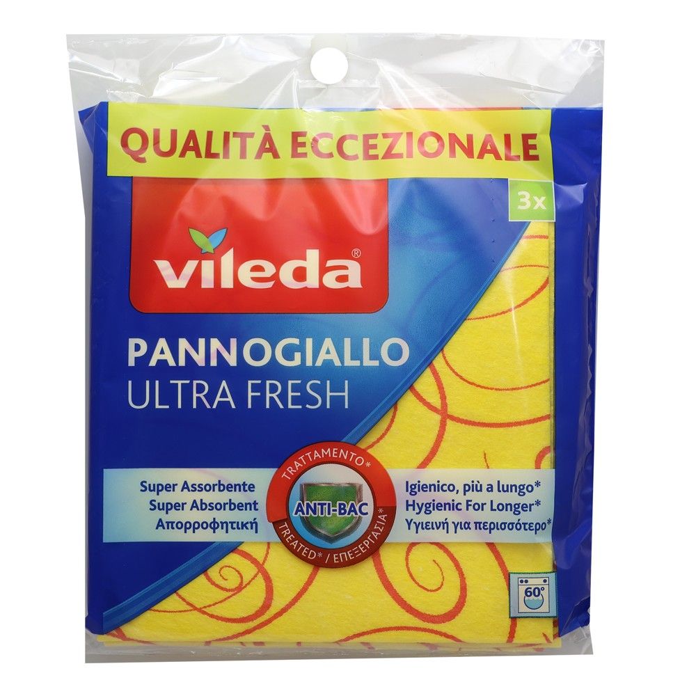Vileda Pannogiallo 40x36cm Peceta Pastrimi Mikrofibër 40x36