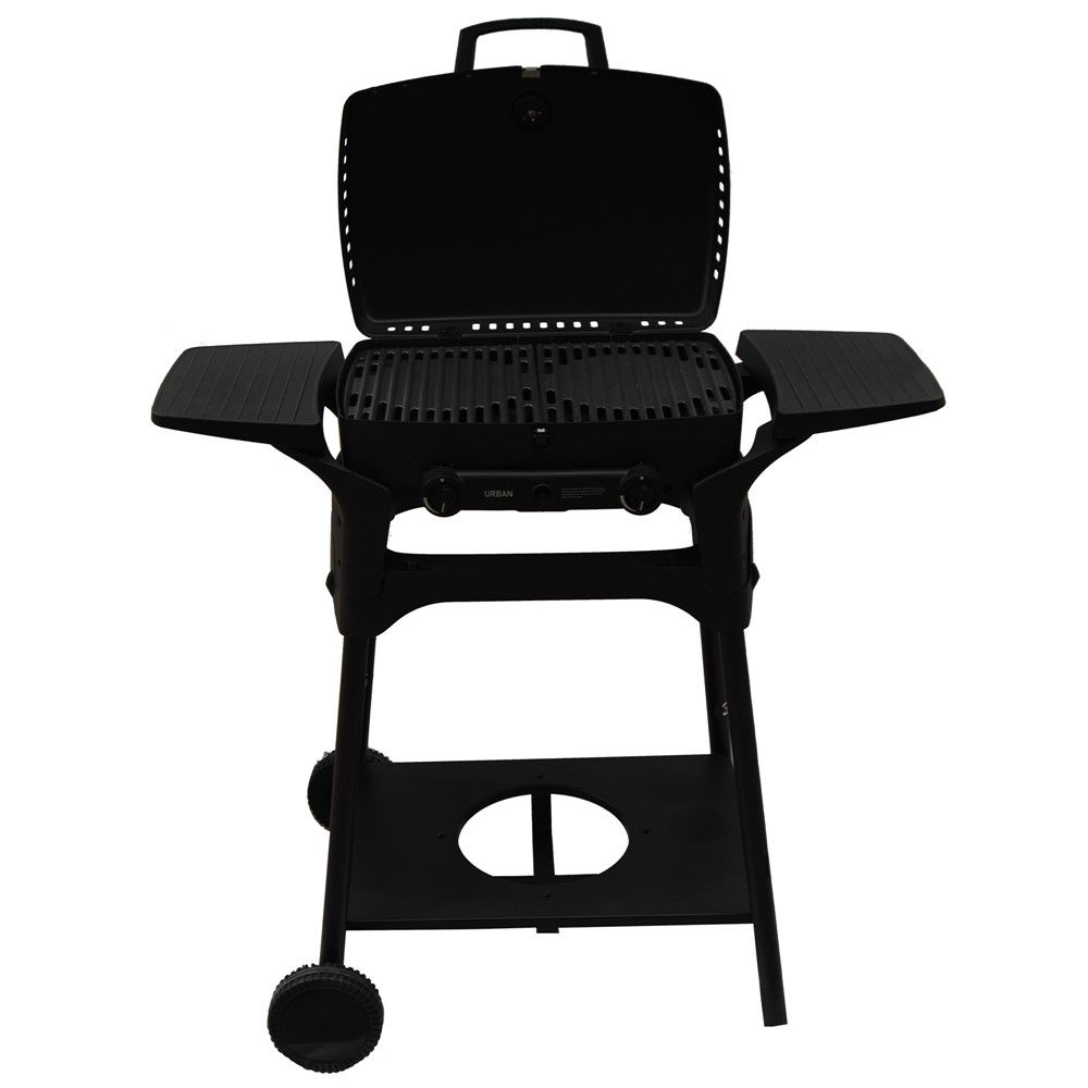 Enders Urban trolley Barbekju me gaz, Enders, trolley, 94x55x95,5 cm, e zezë, 2 vatra, 1 copë