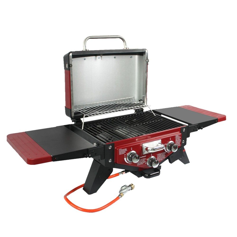 El Fuego Medison Barbekju-smoker Me Gaz E Kuqe Vatra 2+1 63.5x49x38