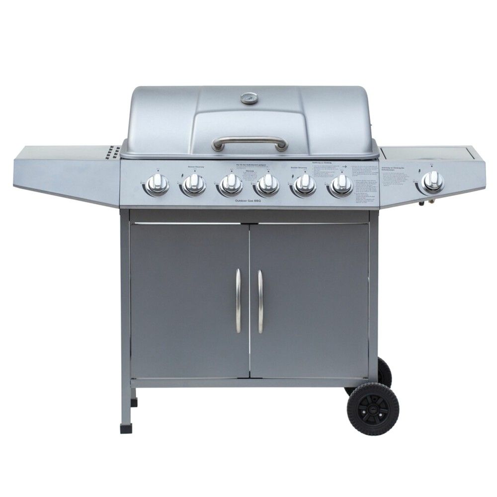 El Fuego Dayton Barbekju Me Gaz 6+1 Vatra 133x97x54
