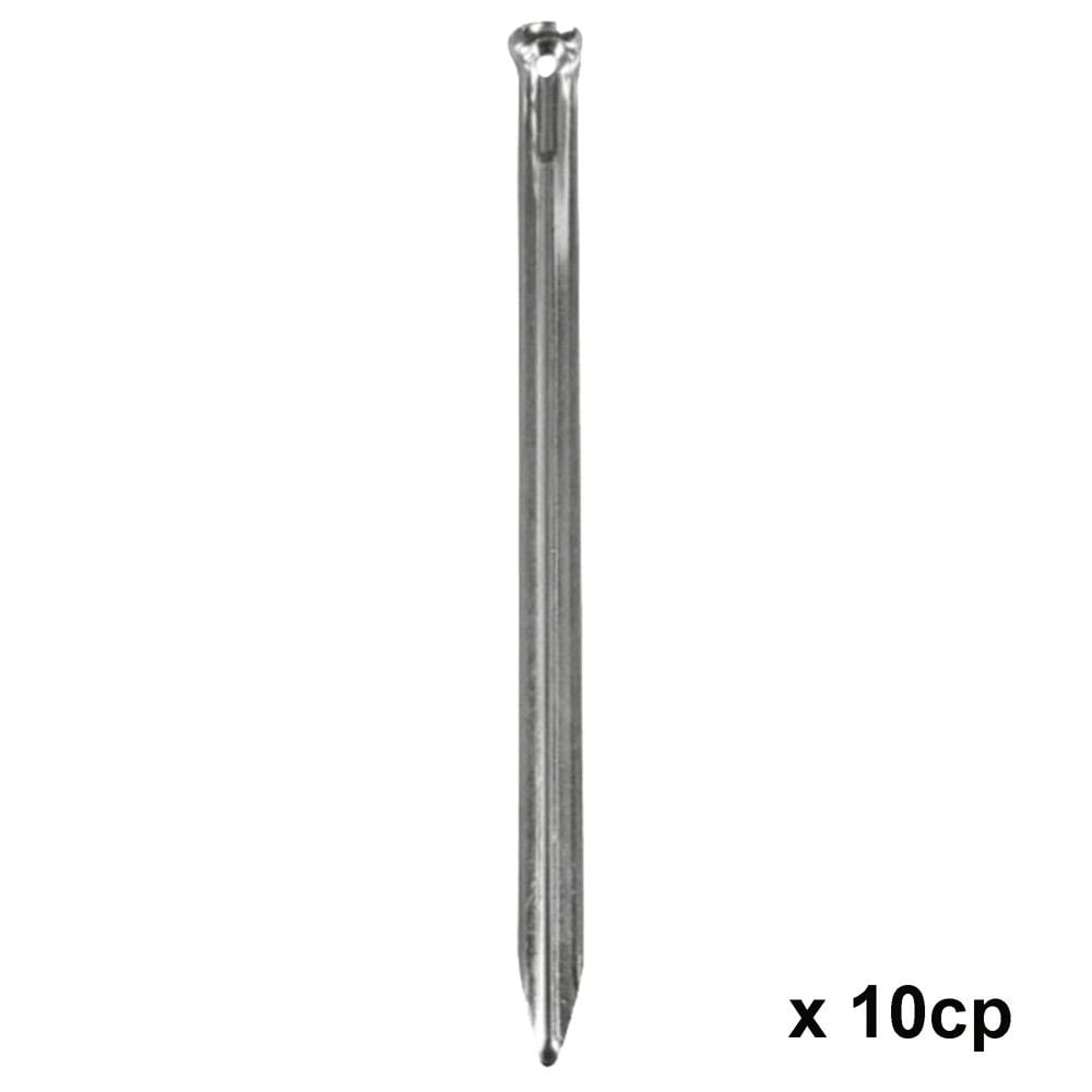 Fiksues metalik 29cm Për Tendë Kampingu Argjend 10