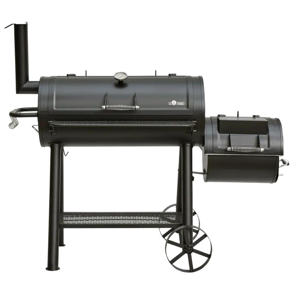 El Fuego Buffalo Tymuese-barbekju me qymyr Metalike 155x132x78 E Zezë 1