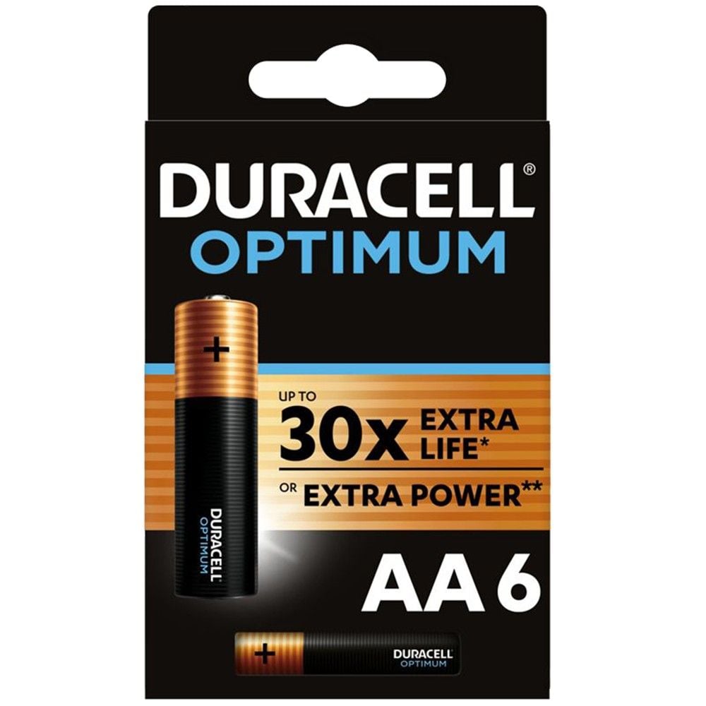 Bateri, Duracell Optimum, 6xAA