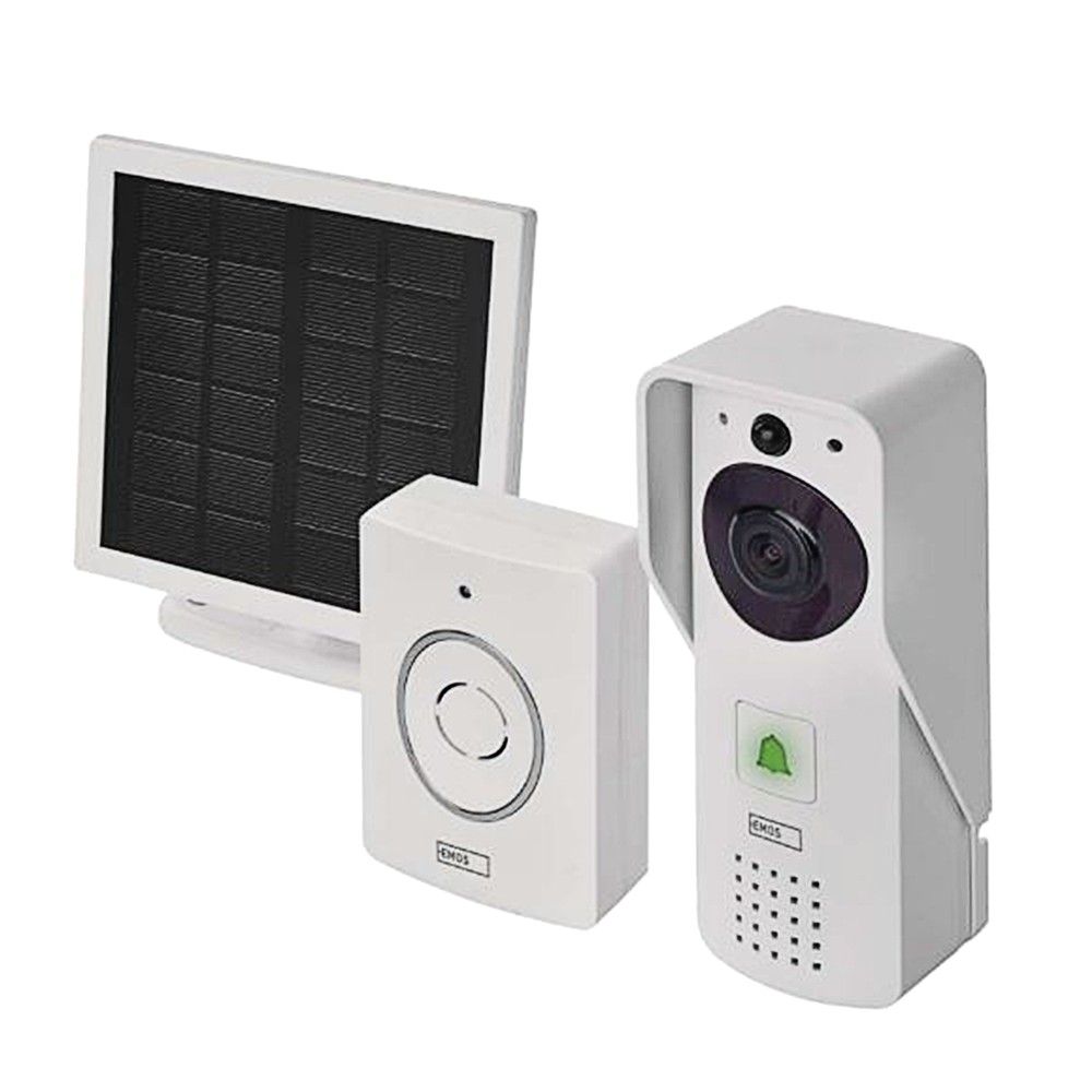 Emos Wifi Full HD-1080 Zile Dere Me Kamër P 6700 Filtër IR Me Sensor Lëvizje Me Alarm 85 DB 4000 Me Panel Diellor