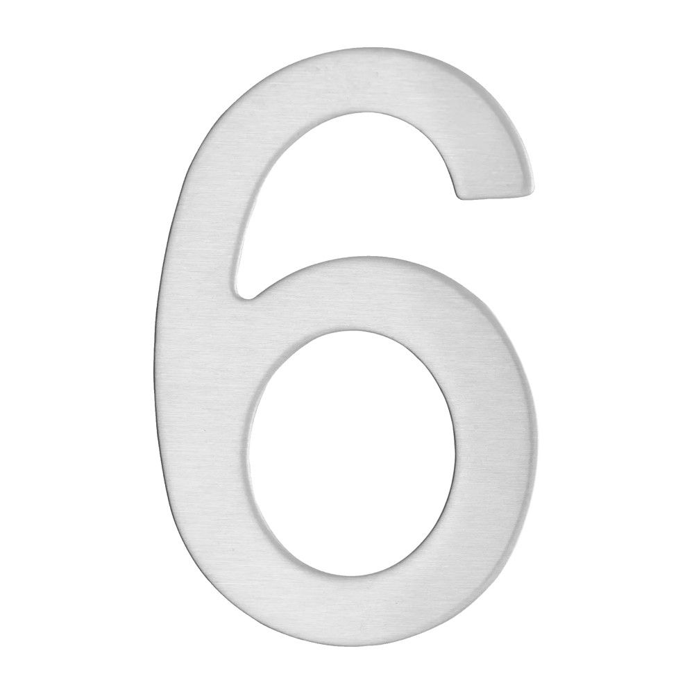 Thirard 6, inoks, H.76mm Numër Me Ngjitëse