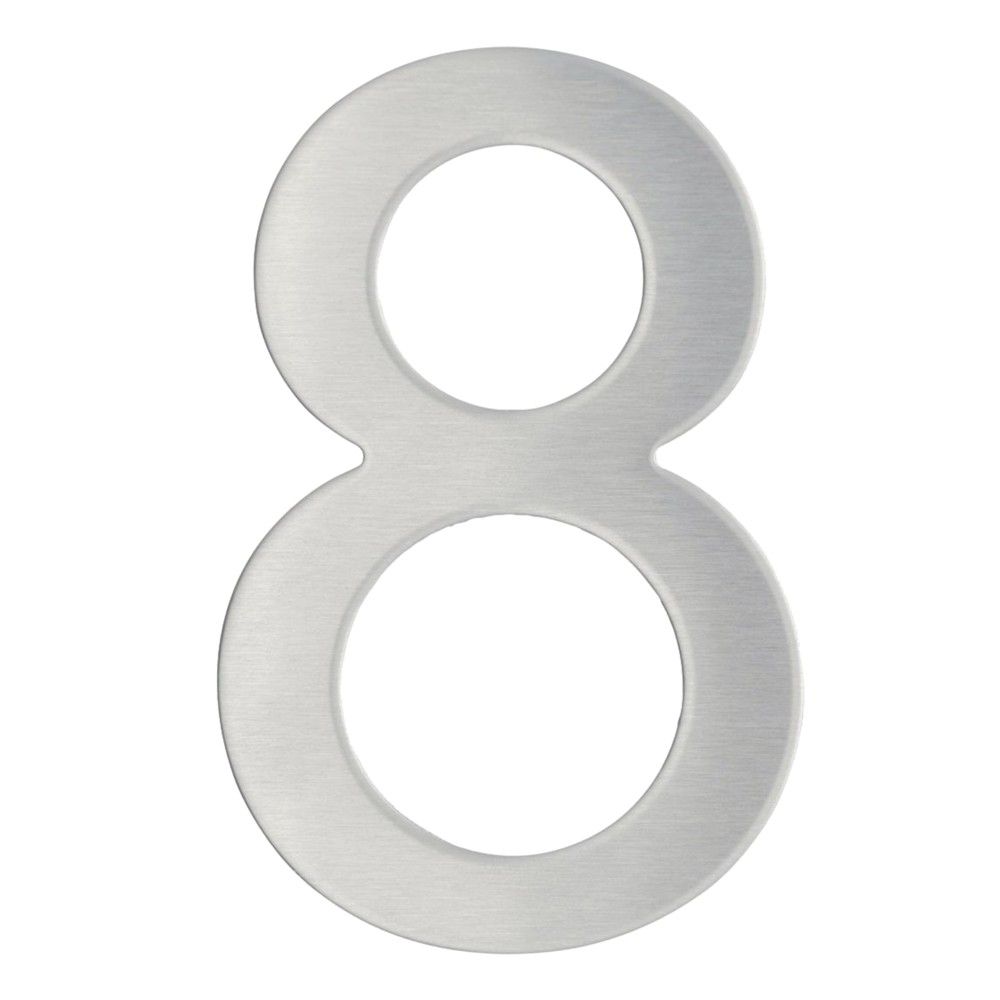 Thirard 8 Numër Me Ngjitëse Inoks H.76mm