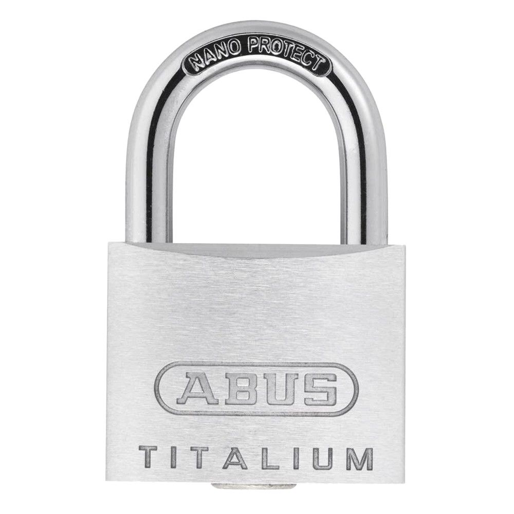 Abus 64TI/50 B/EFSPP Dry Trup Kompakt Prej Alumini TITALIUM Haku Çelik I Fortë Special Me Nano Protekt Me Çelësa