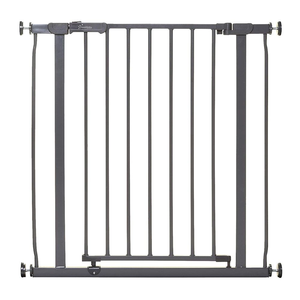 Ava Metal Derë për mbrojtjen e femijëve 75x81cm 81cm Gri 75 X 81