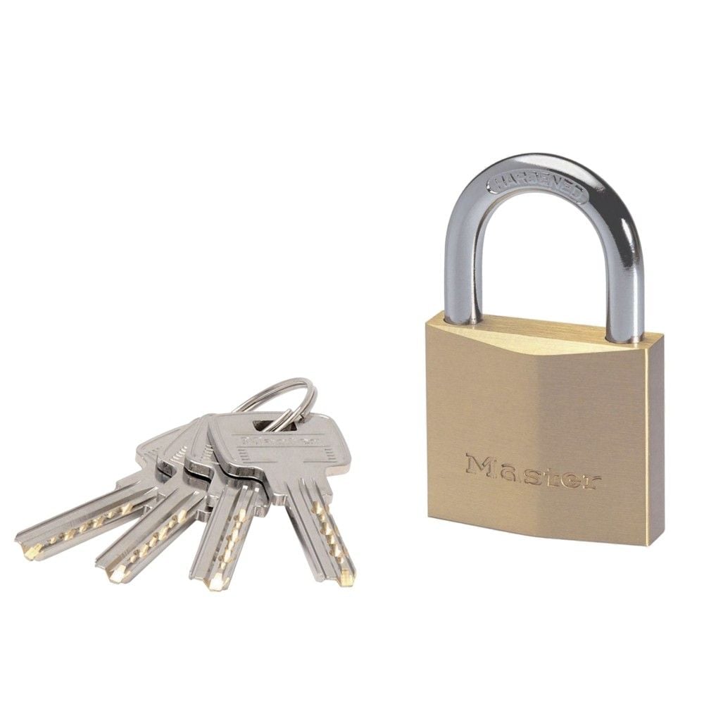 Dry masterlock, Niveli i sigurisë 6, prej bronzi 40 mm- harku çelik 22 22mm 40mm 6mm Diametri Siguri E Lartë 5 Kunja Çelës Kthyeshëm Per Ambjent Te Brendeshem