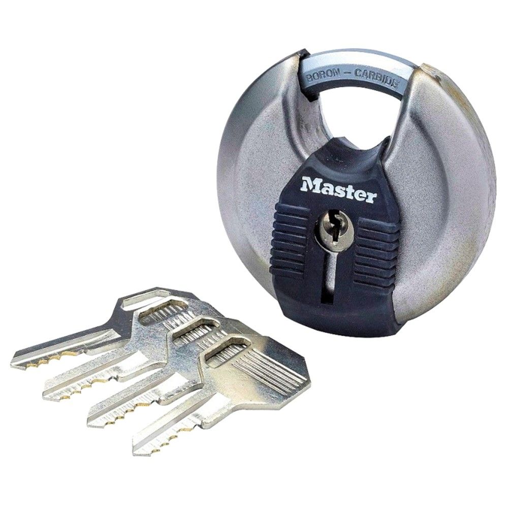 Masterlock Dry 10mm 70mm Niveli I Sigurisë 8 Çelik Inox Harku Çelik Tetëkëndore E Mbuluar Diametri 4 Kunja 4 Çelësa Siguri E Lartë