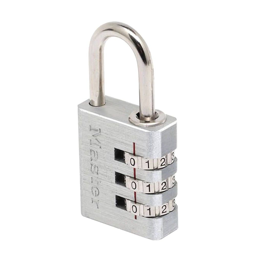 Masterlock Dry 30mm 5mm Dryn Niveli I Sigurisë 4 Alumini Harku Çelik E Kromuar Diam 3 Kombinime Numerike Përfundim I Krehur Sport Dhe Leisure