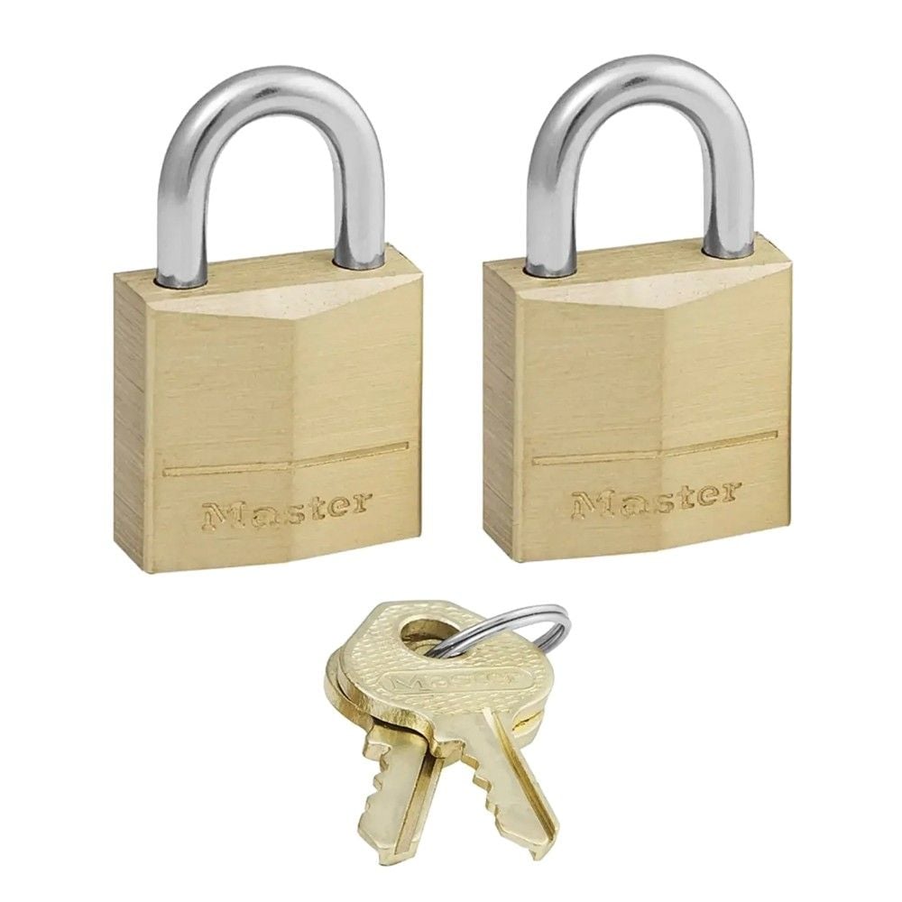 Dry masterlock, Niveli i sigurisë 3, 2 x 20 mm dry bronzi, harku çelik 2x20mm 11mm 20mm 4mm
