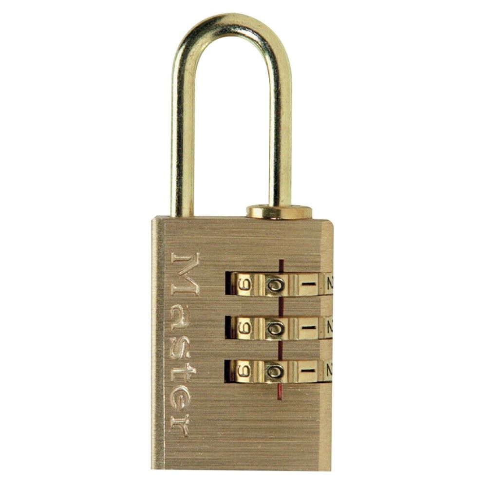 Masterlock 3 20mm 21mm 3mm Dry Niveli I Sigurisë 20 Alu Me Finiturë Bronzi Harku Çelik E Veshur Me Bronz 21 Ø Rrota Numërimi Bronzi Bagazhe